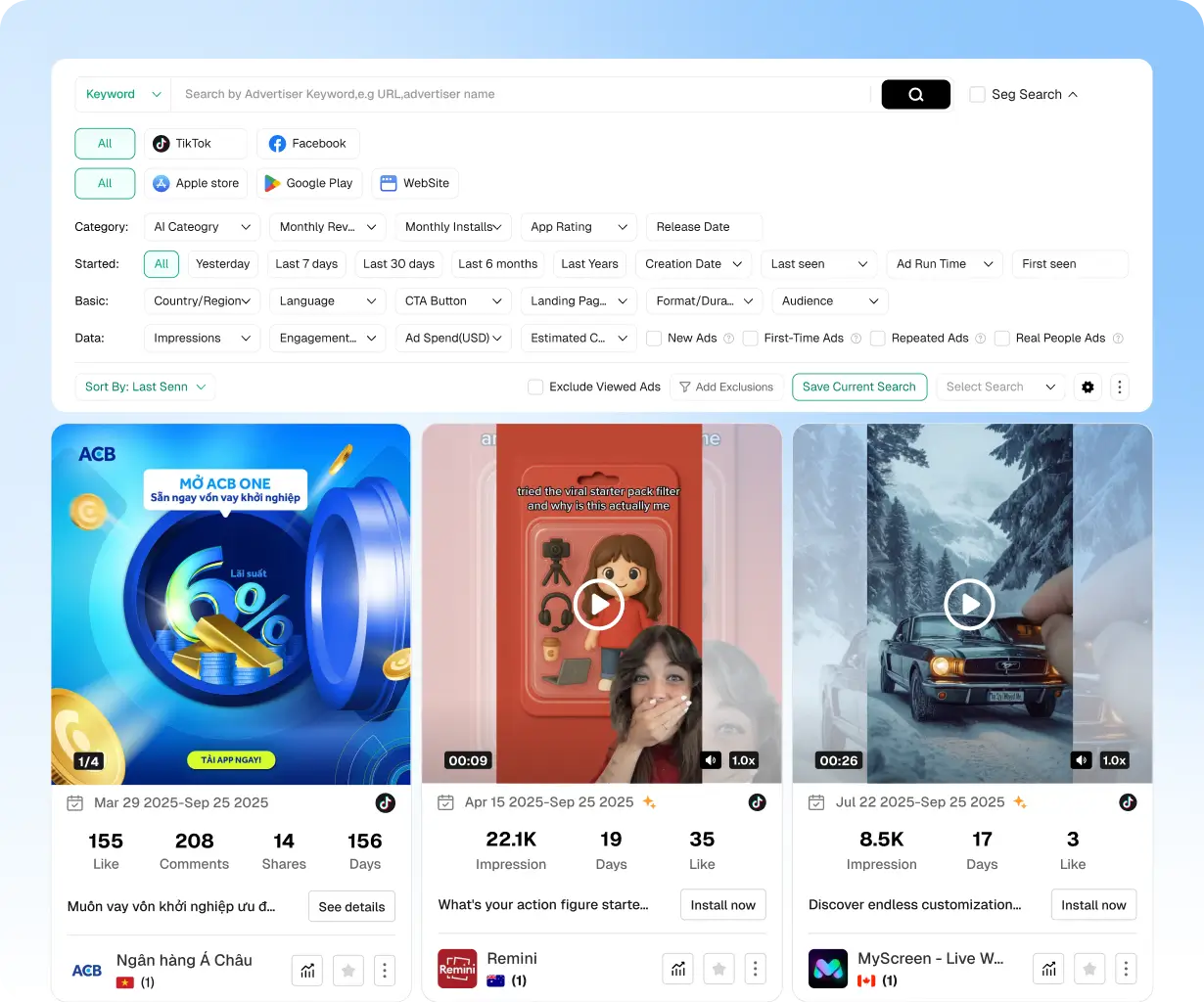 Découvrez les créations publicitaires des projets AI