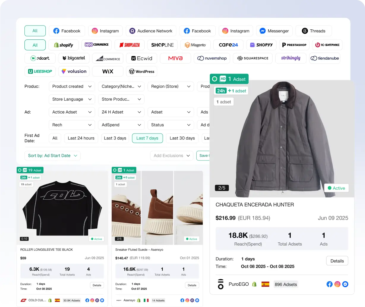 Découvrez les boutiques e-commerce en croissance et les produits les plus vendus